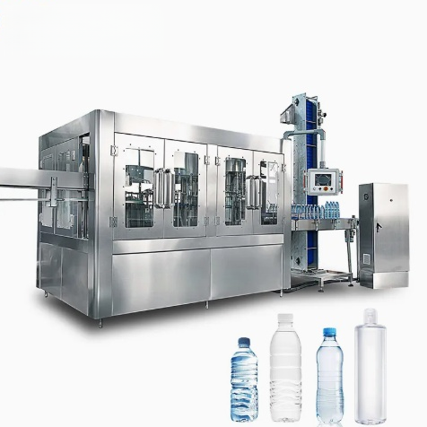 8000 BPH Mineral Pure Water PET Bottle Filling Machine