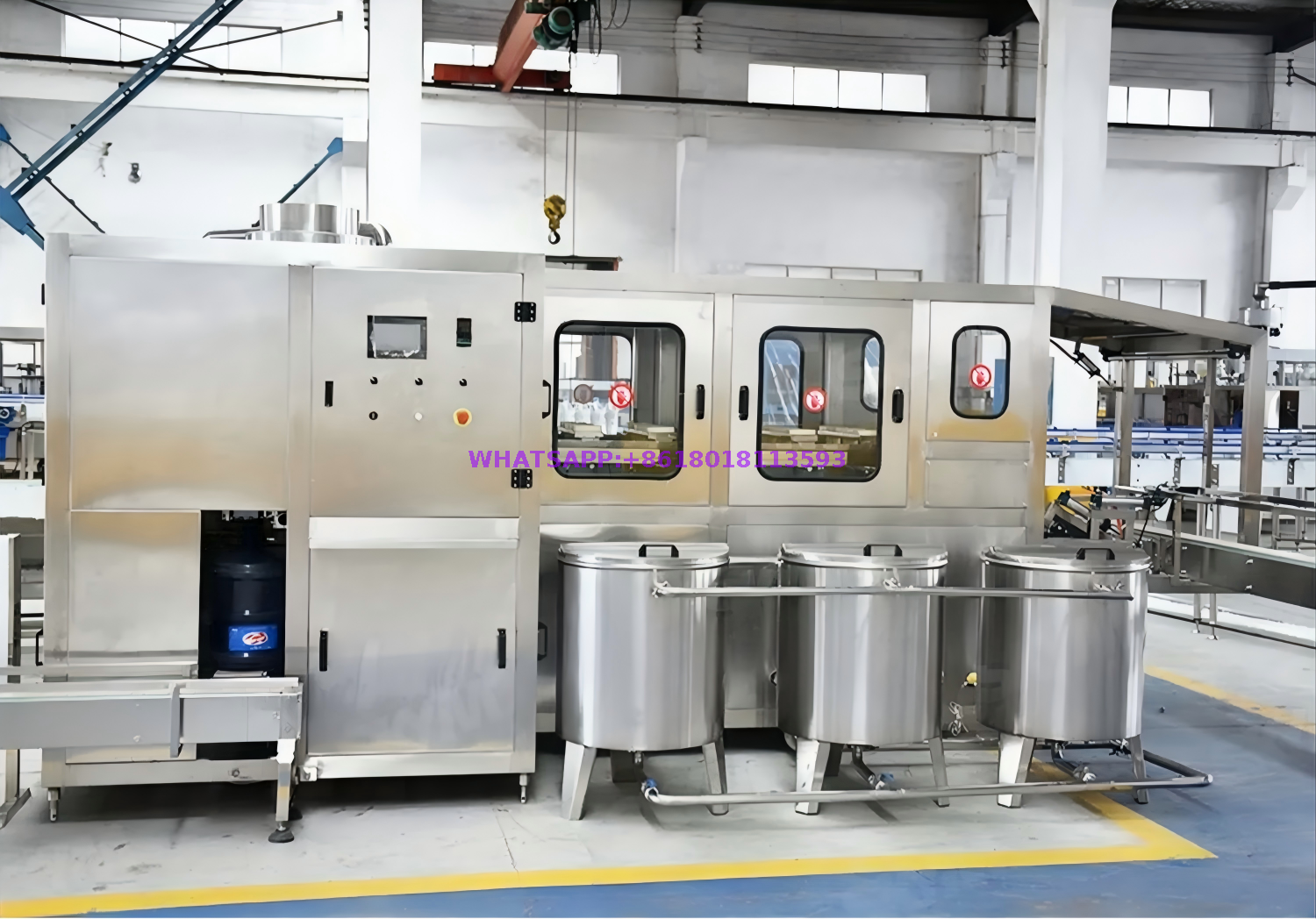 Industrial Big Bottle 5 Gallon Water Filling And Capping Machine