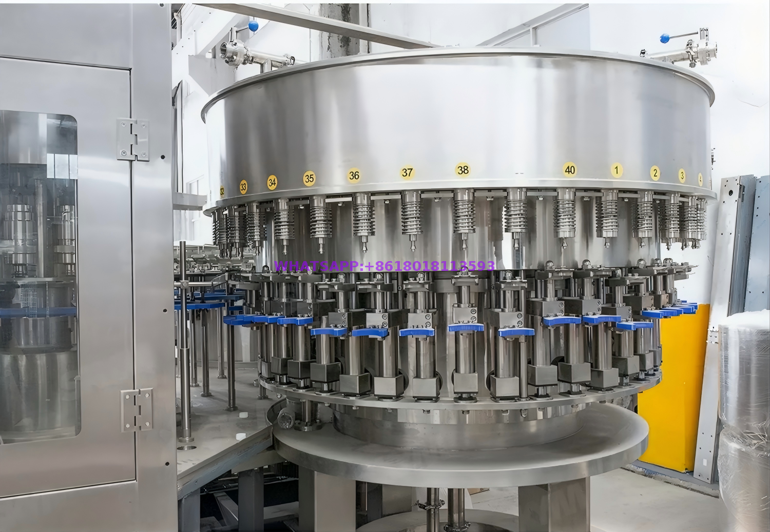 6000bph 350ml PET Bottle Pure Drink Automatic Water Filling Machine