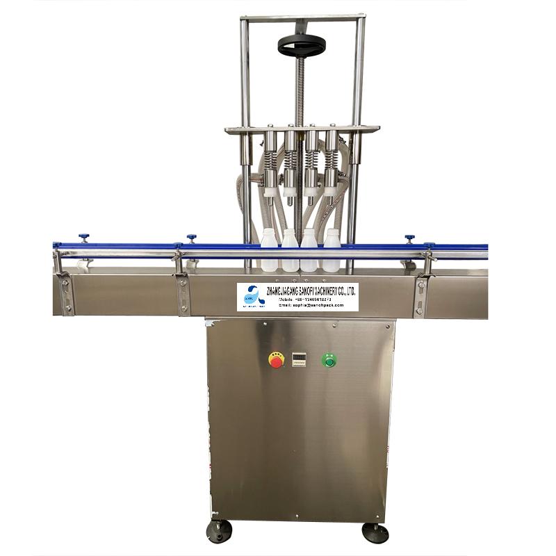 High Accuracy Semi Automatic Liquid Bottle Filling Machine
