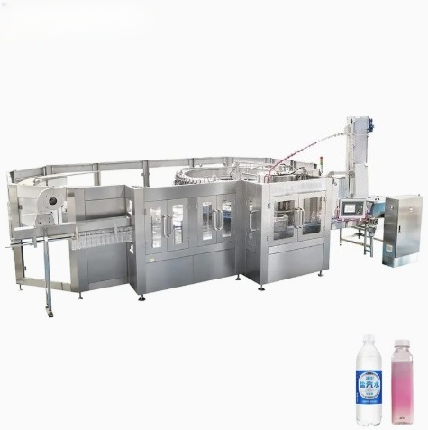 CO2 Carbonated Soft Drinks Beverage PET Bottling Machine