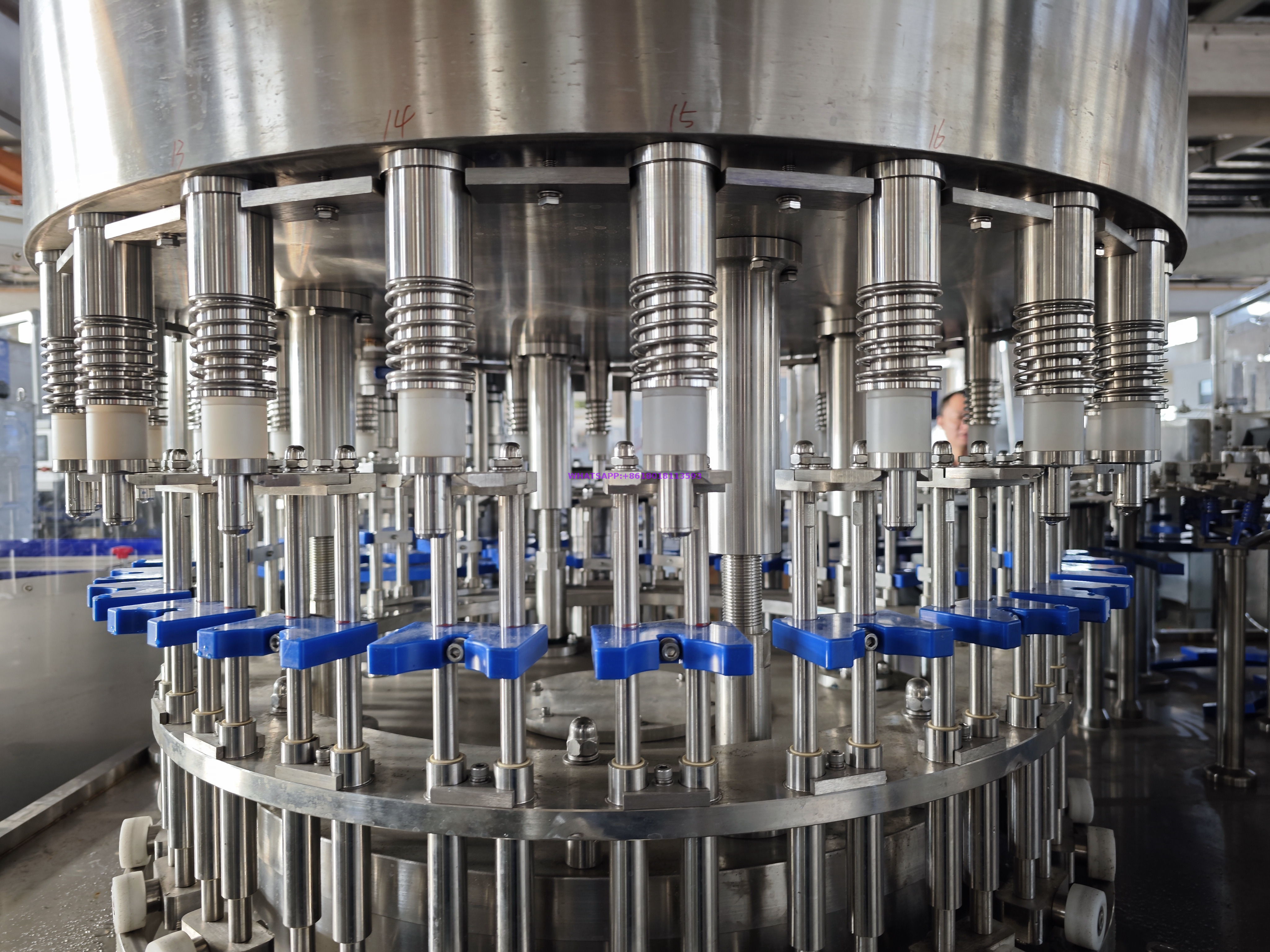 40 Heads Pure Mineral Water PET Bottle Washing Filling And Capping Machine