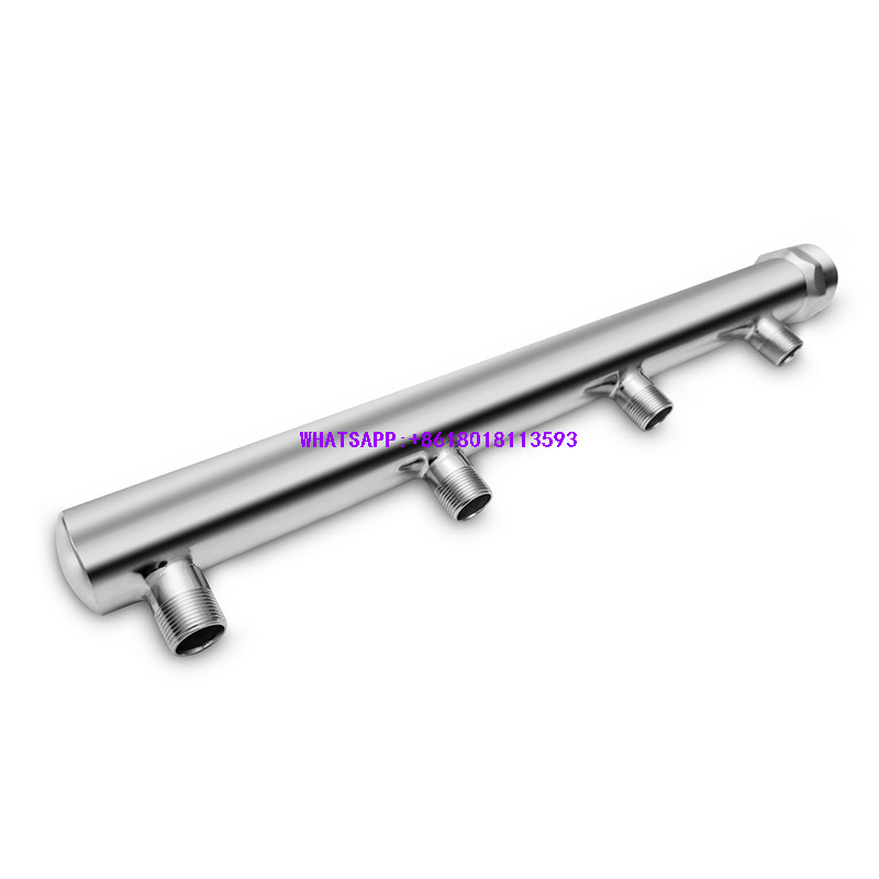 Polished Stainless steel customized water distribution manifold