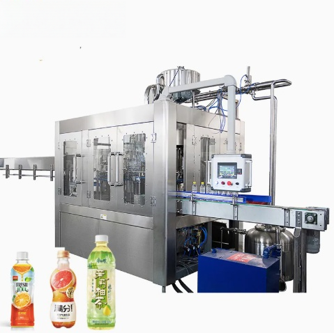 Fruit Juice Production Line Fruit Juice Filler Hot Filling Juice Equipment Turnkey Solution 18000bph Pet Bottle 18000bph@500ml