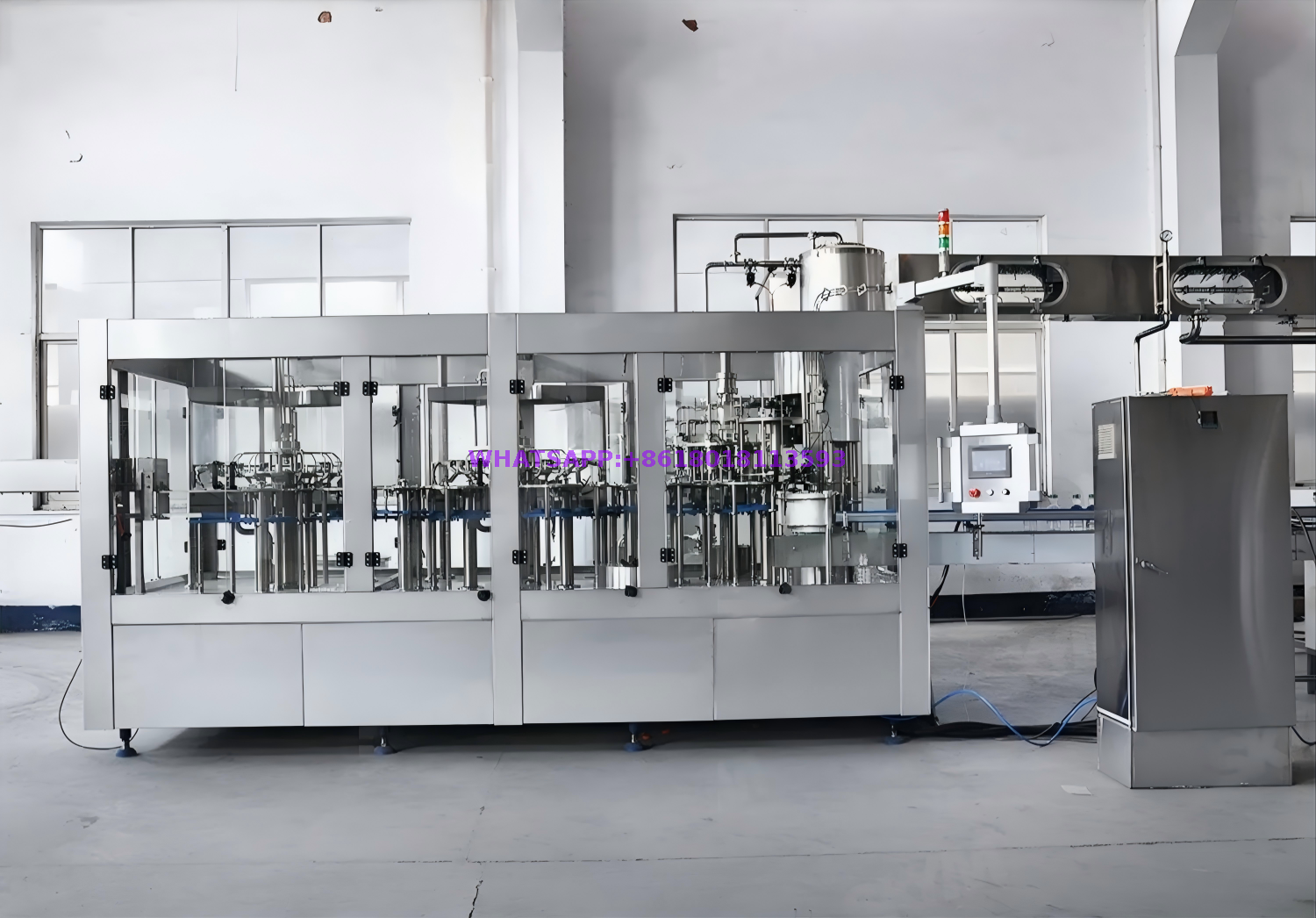 PLC Contorl Fruit Juice Bottle Filling Machine