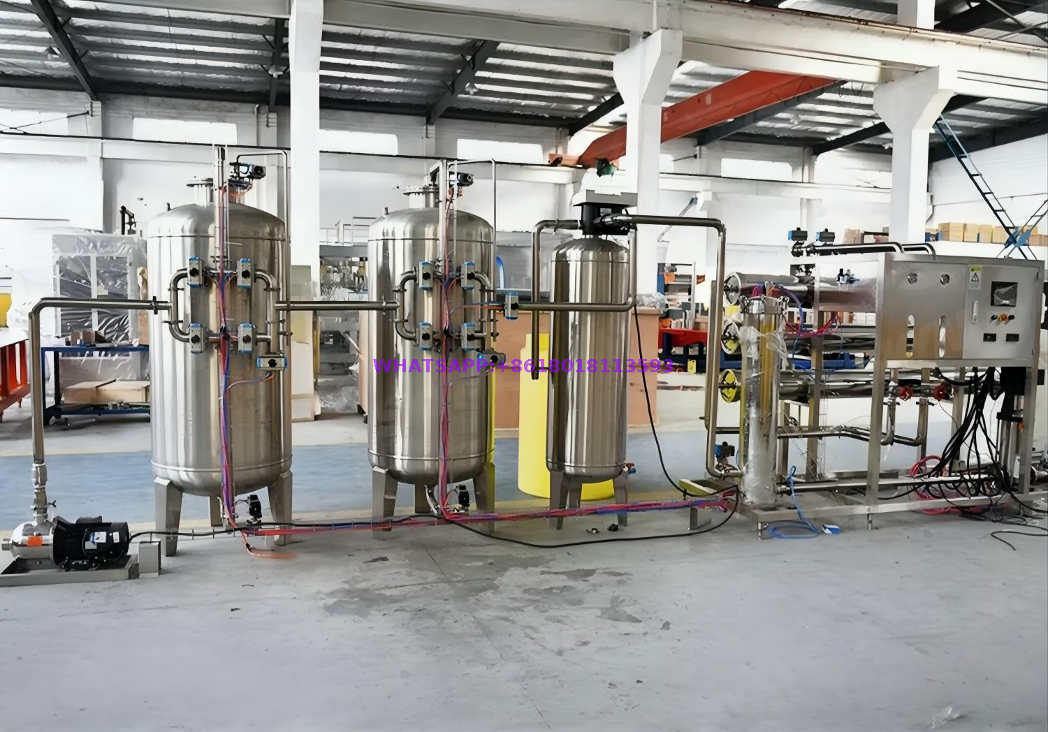 RO15000 RO Water Treatment Plant with Ozone Sterilization