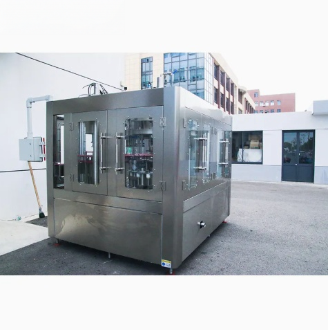 3500bph Beer Juice Liquor Glass Bottle Washing Filling Capping Production Line