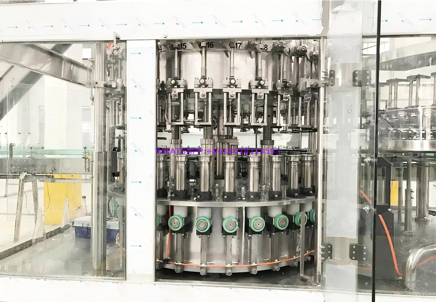 8000BPH Automatic Beer Glass Bottle Production Line