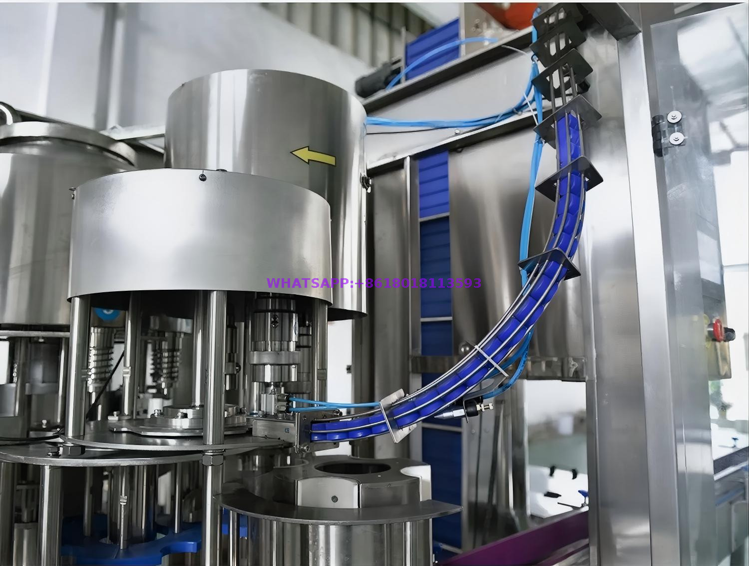 6000bph 350ml PET Bottle Pure Drink Automatic Water Filling Machine